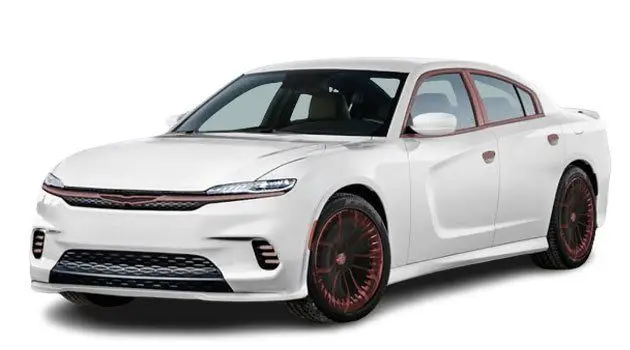 e0f05a9e0275250789c575416a8f6967 - Engine Stories Sleek white sedan with red trim and sporty wheels, showcasing modern design and elegance on a white background.